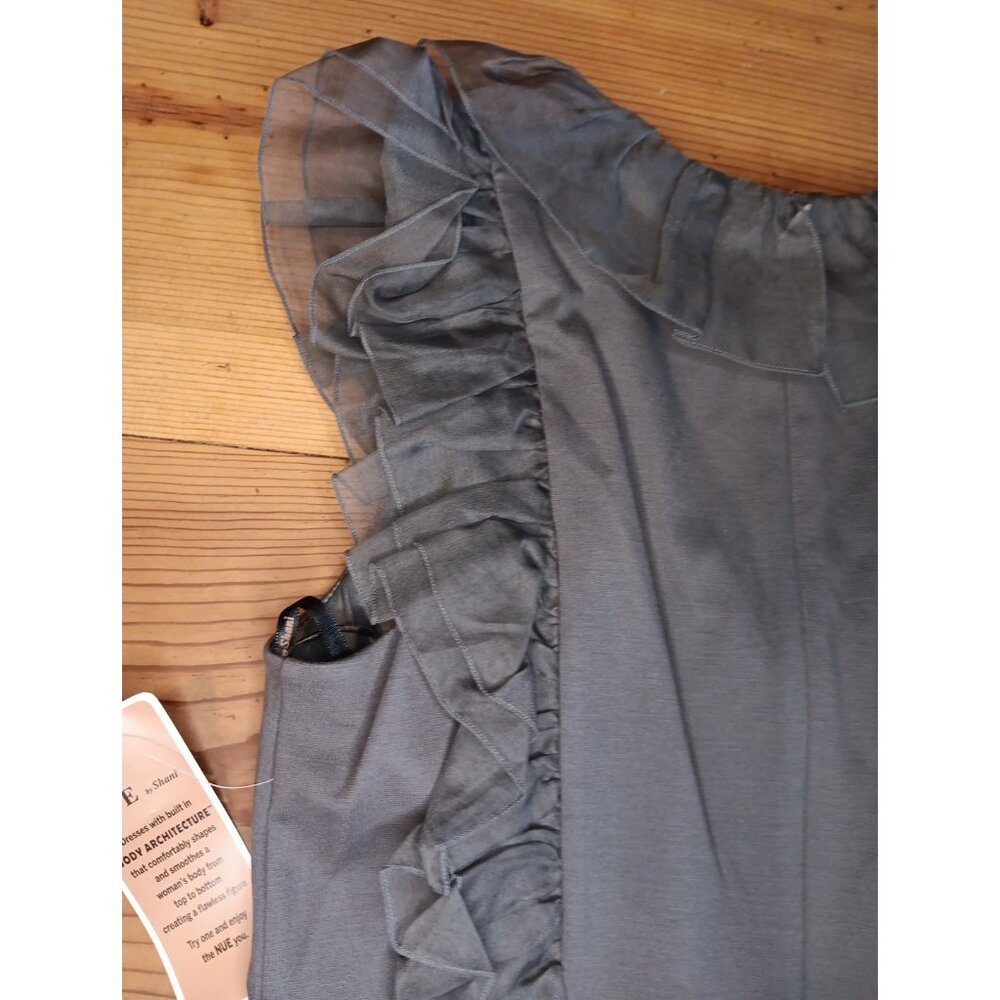 Nue by Shani Ruffle Shapewear Dress Womens 6 Body Architecture Elegant Party NWT - Picture 8 of 9